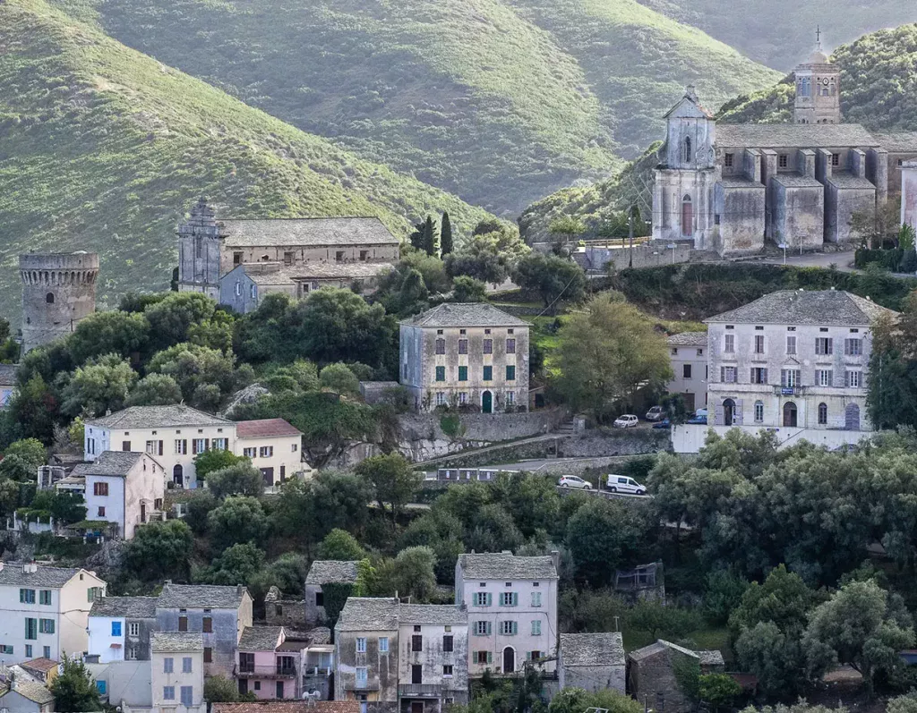 Rogliano village of Cap Corse